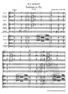 Sinfonie Nr. 39 KV 543 von Wolfgang Amadeus Mozart 