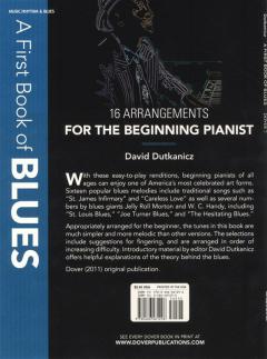 A First Book Of Blues For The Beginning Pianist 