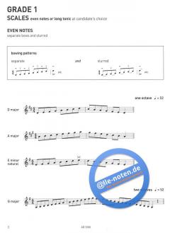 Violin Scales & Arpeggios, ABRSM Grade 1 im Alle Noten Shop kaufen