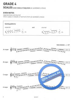Violin Scales & Arpeggios, ABRSM Grade 4 im Alle Noten Shop kaufen
