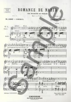 Romance de Nadir von Georges Bizet 
