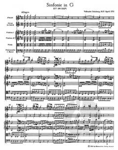 Sinfonie Nr.27 KV 199(162a) von Wolfgang Amadeus Mozart 