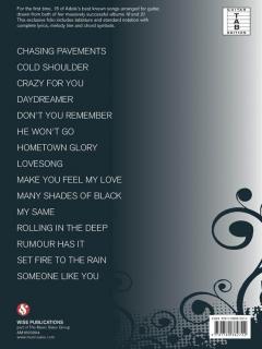 Adele: The Best Of (Guitar Tab) 