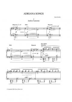 Adriana Songs von Kaija Saariaho 