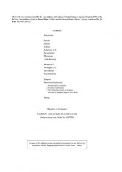 Violin Concerto No.2 von Peter Maxwell Davies 