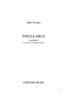 Popule Meus - A Meditation von John Tavener 