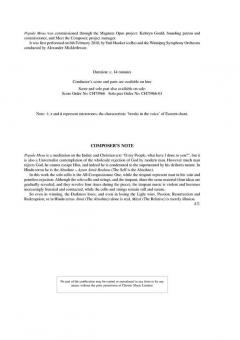 Popule Meus - A Meditation von John Tavener 