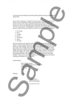 Seven Pierrot Miniatures (Piano Score And Parts) (Helen Grime) 