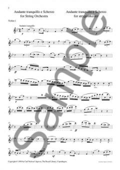 Andante Tranquillo e Scherzo von Carl Nielsen 