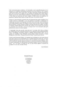 L'Apostophe von Jean Françaix 