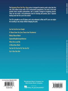 Beginning Piano Solo Play-Along Vol. 1: Disney Favourites 