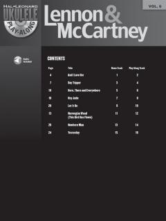 Ukulele Play-Along Vol. 6: Lennon & McCartney im Alle Noten Shop kaufen