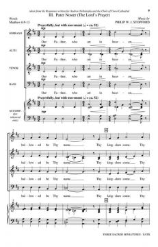 Three Sacred Miniatures (Philip Stopford) 