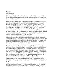 Recordare (Study Score) von Hilda Paredes 