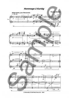 Hommage a Kurtag von Thomas Simaku 