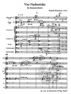 4 Nachtstücke (Rudolf Kelterborn) 