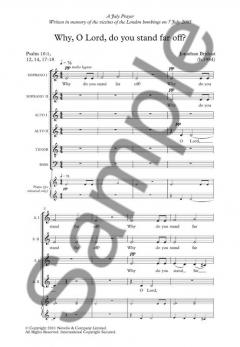 Why O Lord Do You Stand Far Off? von Jonathan Bridcut 