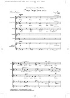 Drop, Drop Slow Tears von James Davy 