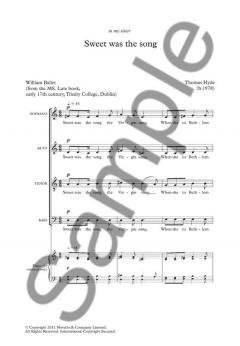 Sweet Was The Song von Thomas Hyde 