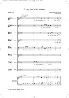 O Clap Your Hands Together (Tudor Anthems) von Orlando Gibbons 