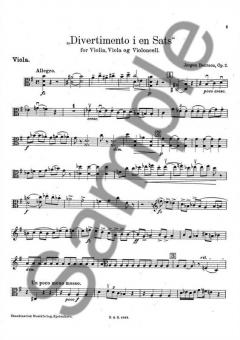 Divertimento Op. 2 von Jorgen Bentzon 