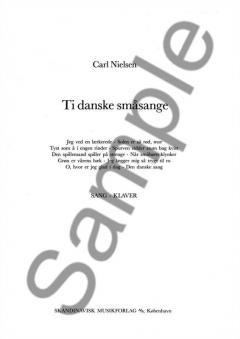 10 Danske Smaasange von Carl Nielsen 
