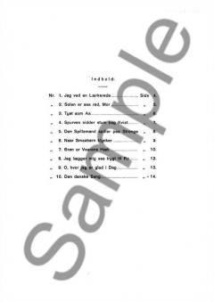 10 Danske Smaasange von Carl Nielsen 