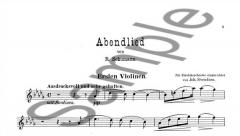 Abenlied von Robert Schumann von Johan Svendsen 