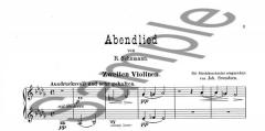 Abenlied von Robert Schumann von Johan Svendsen 