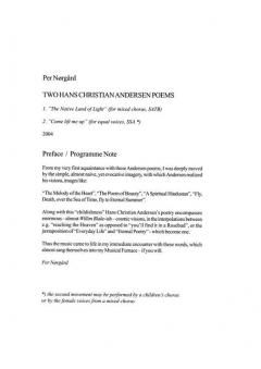 To H.C. Andersen Poesier (Per Norgard) 