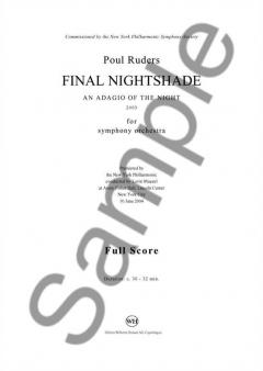Final Nightshade von Poul Ruders 