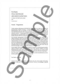 Final Nightshade von Poul Ruders 