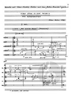 3 Sätze in 2 Teilen (Klaus Huber) 