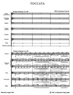 Toccata op. 86 (Willy Burkhard) 