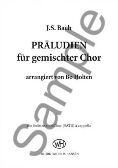Präludien für gemischten Chor (J.S. Bach) 