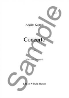 Concerto for Viola and Orchestra von Anders Koppel im Alle Noten Shop kaufen (Partitur)