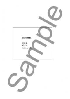 Gondole for String Trio (Study Score) von Bent Sorensen 