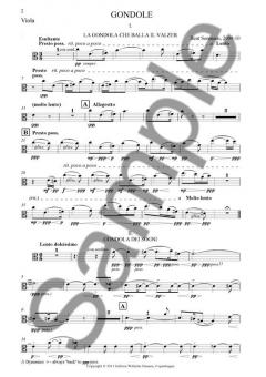 Gondole for String Trio von Bent Sorensen 