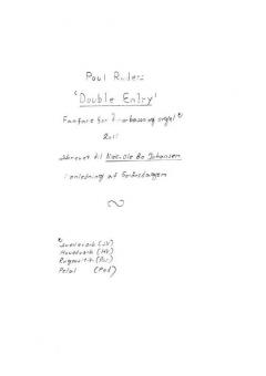 Double Entry For Trombone And Organ von Poul Ruders 