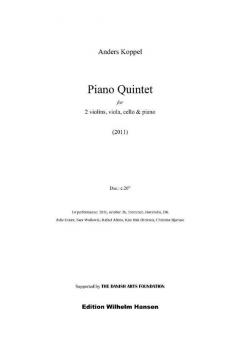 Piano Quintet (Anders Koppel) 