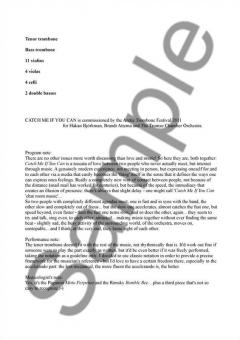 Catch Me If You Can (Or 'To a Distant Beloved') von Niels Marthinsen 