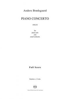 Klaverkoncert (Piano Concerto) von Anders Brodsgaard 