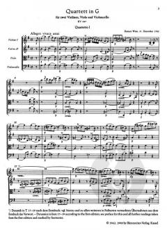 Die 10 berühmten Streichquartette von Wolfgang Amadeus Mozart im Alle Noten Shop kaufen
