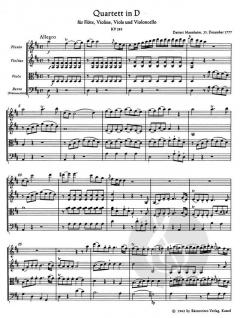 4 Flötenquartette (W.A. Mozart) 