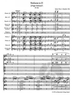 Sinfonie Nr.38 KV 504 von Wolfgang Amadeus Mozart 