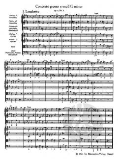 Concerto grosso op. 6/3 HWV 321 von Georg Friedrich Händel 