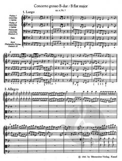 Concerto grosso op. 6/7 HWV 325 von Georg Friedrich Händel 