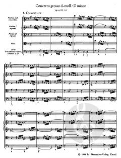 Concerto grosso op. 6/10 HWV 328 von Georg Friedrich Händel 