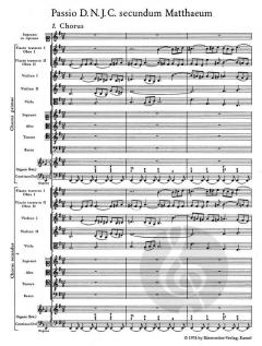 Matthäus-Passion BWV 244 von Johann Sebastian Bach 