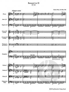 Klavierkonzert KV 451 von Wolfgang Amadeus Mozart 
